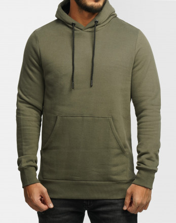 خرید و قیمت هودی کلاه دار ساده سبز 24371254