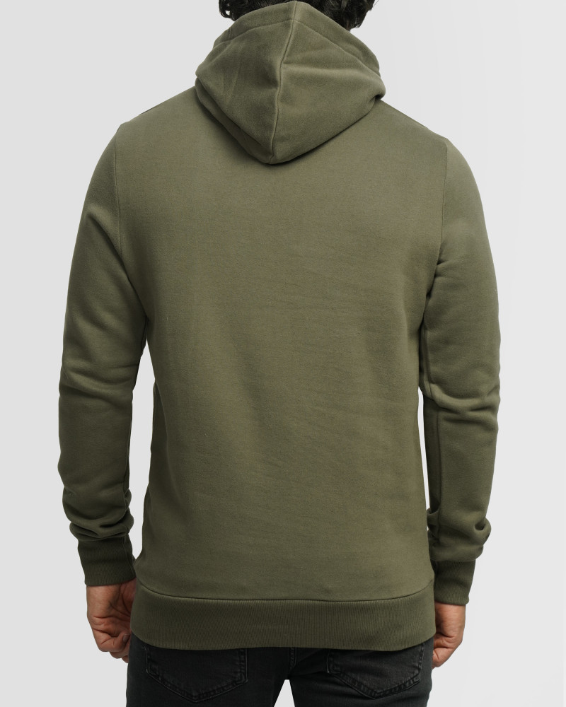 خرید و قیمت هودی کلاه دار ساده سبز 24371254