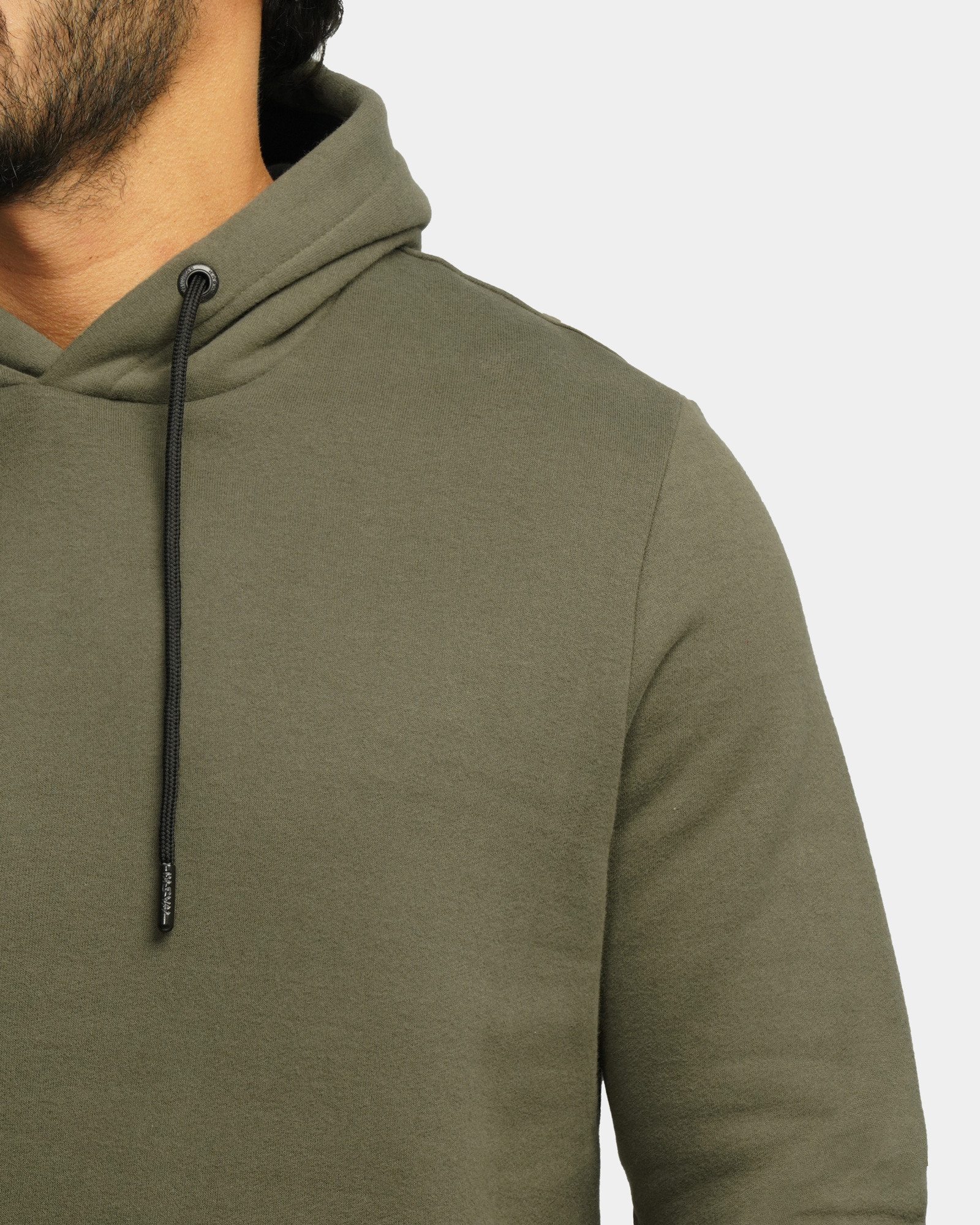 خرید و قیمت هودی کلاه دار ساده سبز 24371254