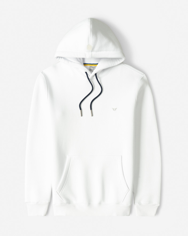 خرید و قیمت هودی کلاه دار ساده سفید 24371255