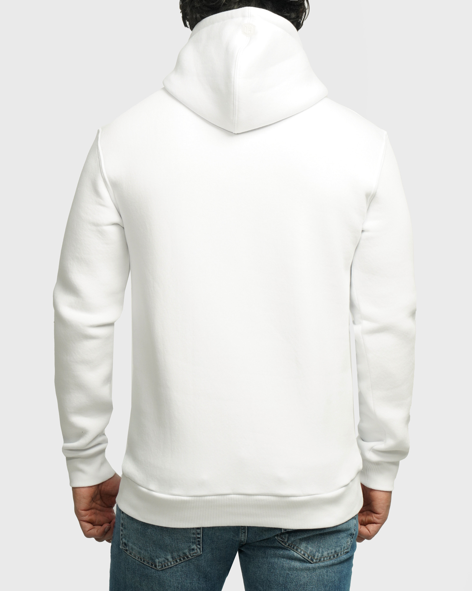 خرید و قیمت هودی کلاه دار ساده سفید 24371255