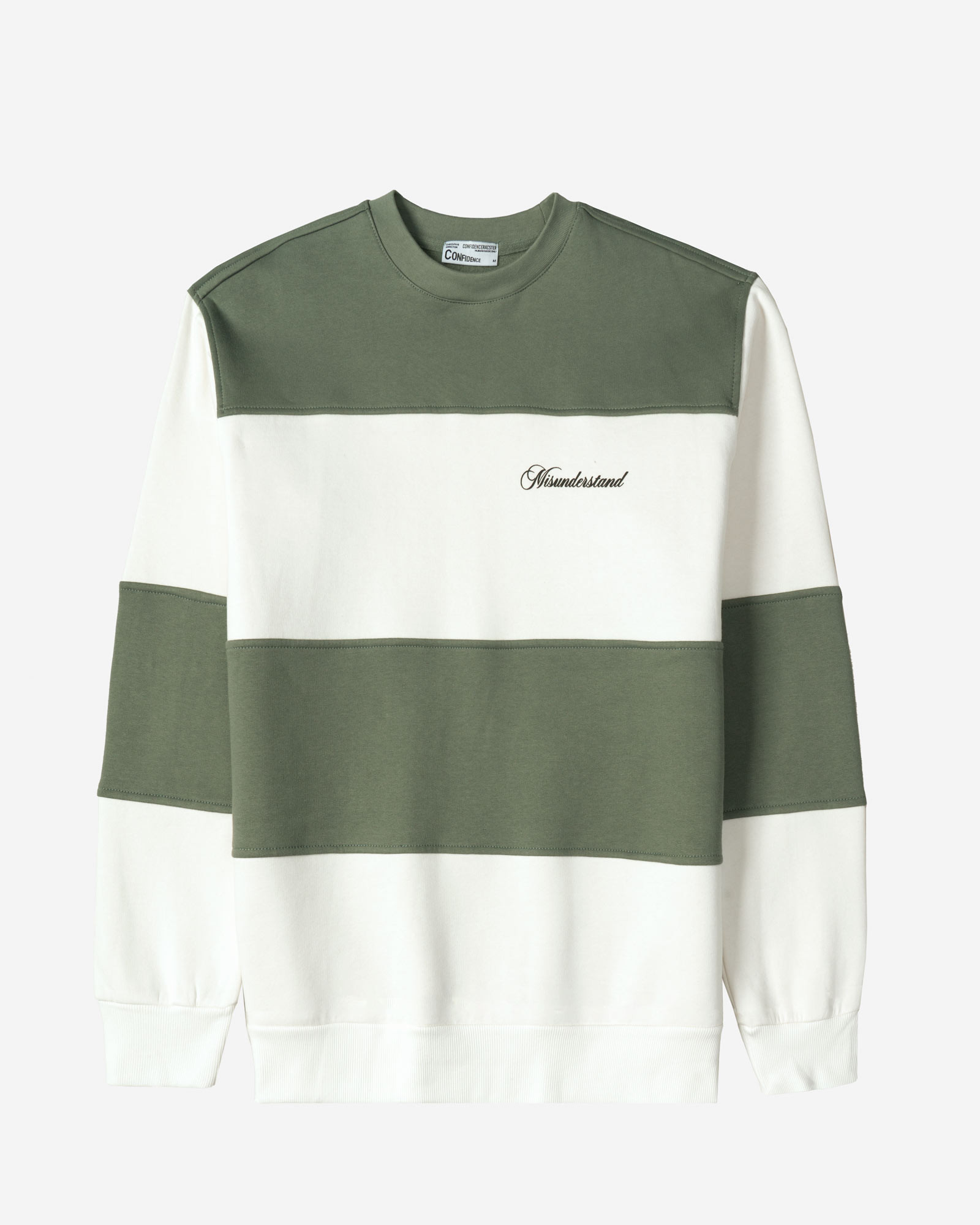 پیراهن کبریتی ضخیم دو جیب آستین بلند سبز 23252250