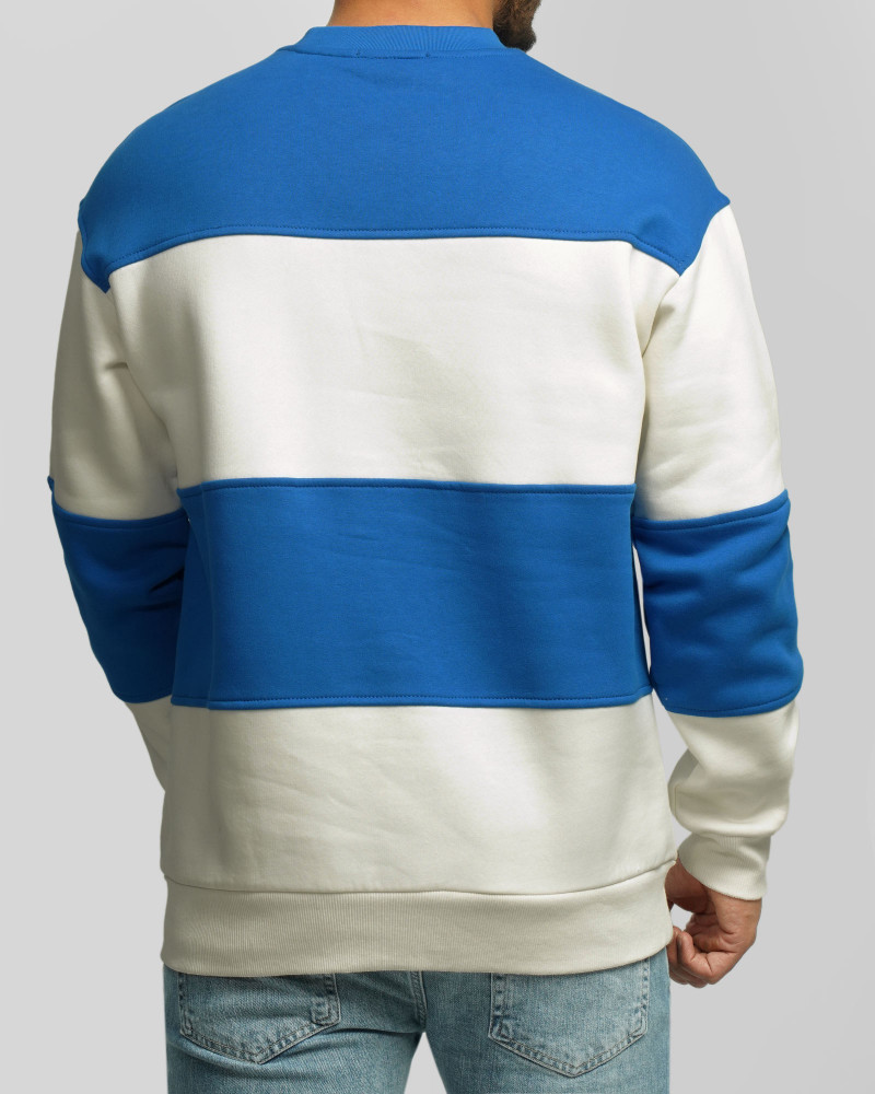 پلیور دورس یقه گرد مردانه آبی 24357250