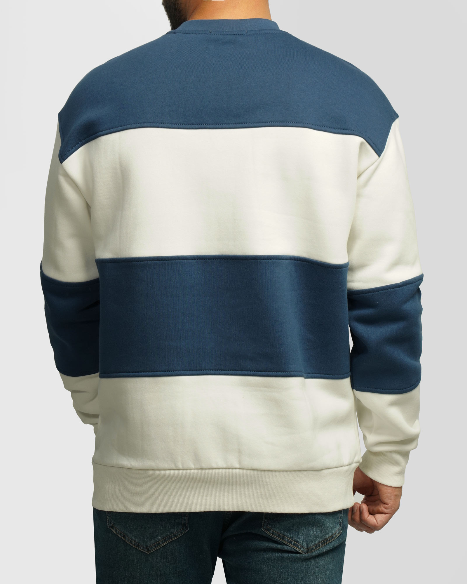 پلیور دورس یقه گرد مردانه آبی 24357250