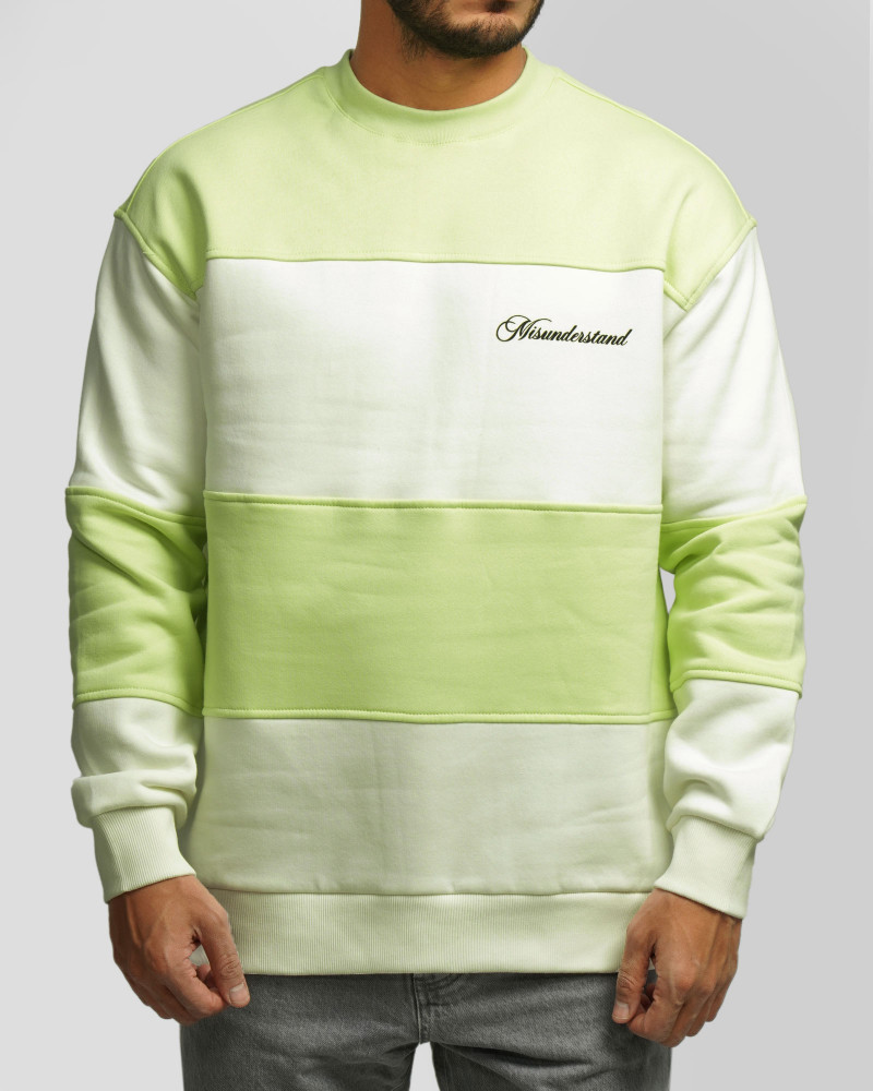 پلیور دورس یقه گرد مردانه سبز روشن 24357250