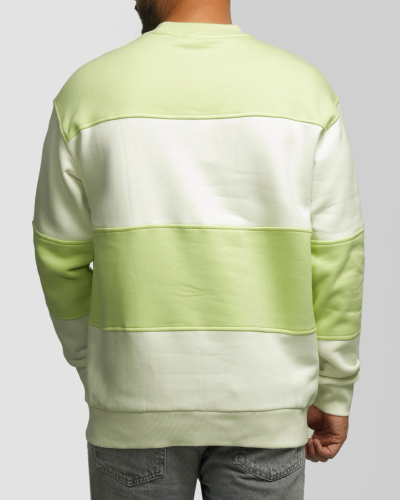 پلیور دورس یقه گرد مردانه سبز روشن 24357250