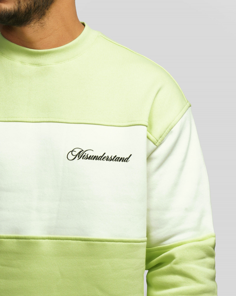 پلیور دورس یقه گرد مردانه سبز روشن 24357250