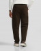 شلوار کتان کمرکش مردانه قهوه ای 23315181