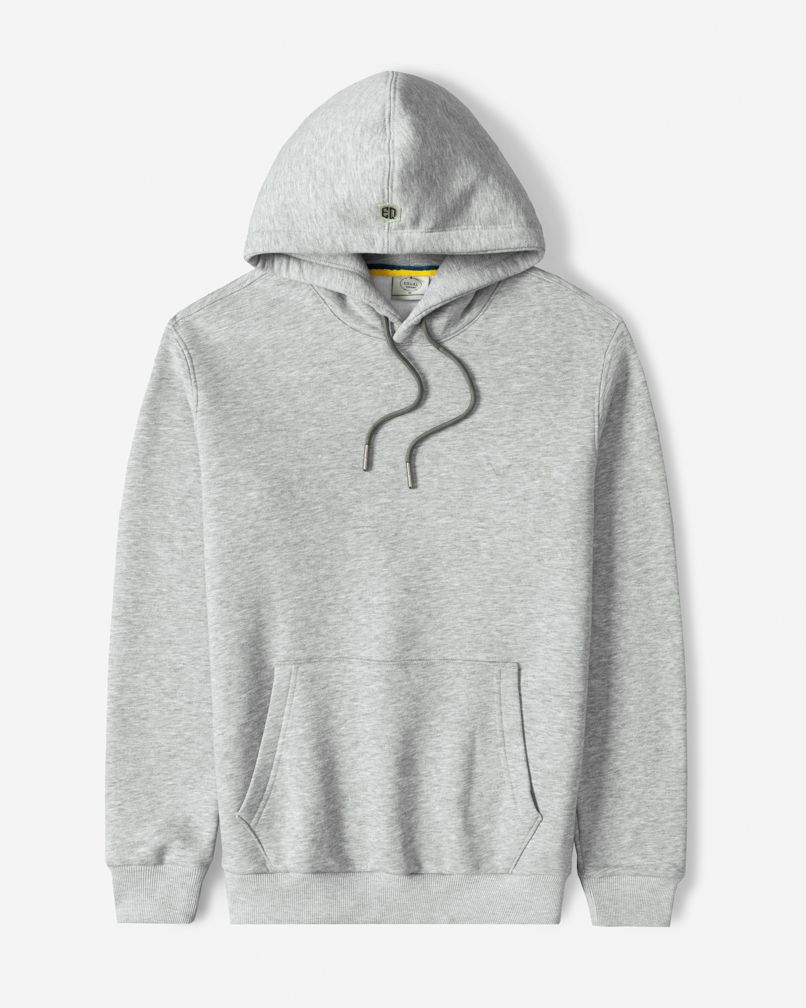 خرید و قیمت هودی کلاه دار ساده طوسی 24371255