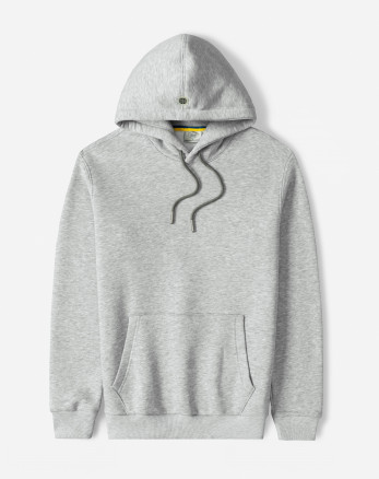 خرید و قیمت هودی کلاه دار ساده طوسی 24371255