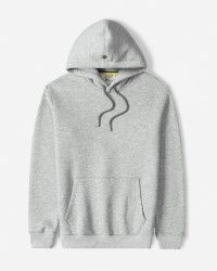 خرید و قیمت هودی کلاه دار ساده طوسی 24371255