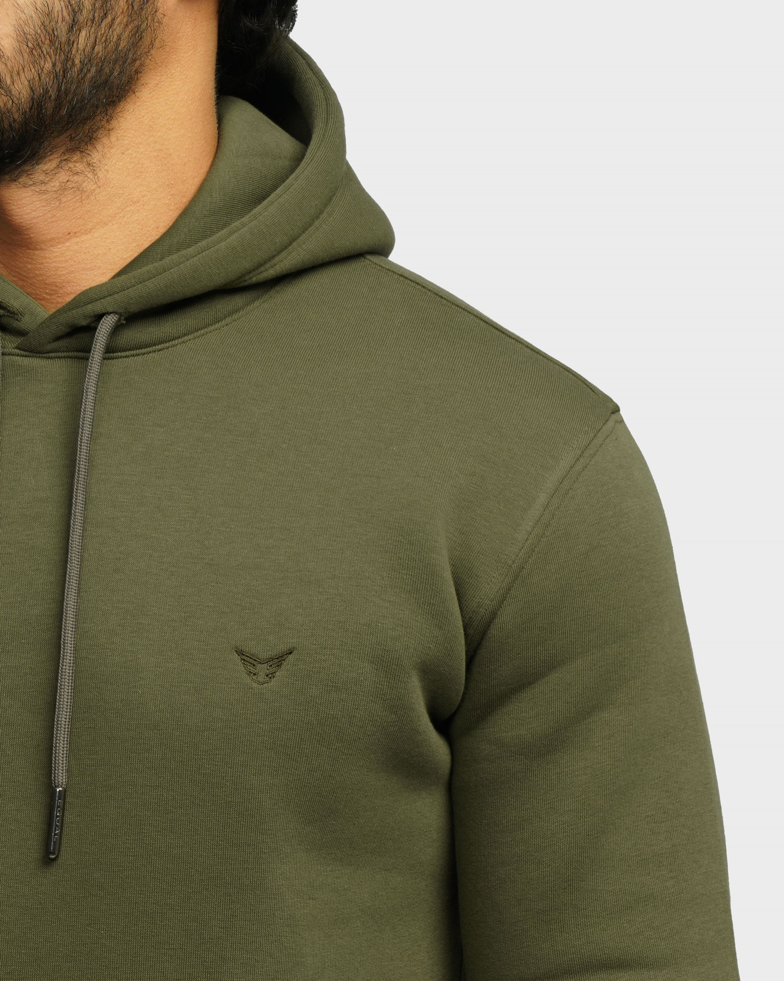 خرید و قیمت هودی کلاه دار ساده سبز تیره 24371255