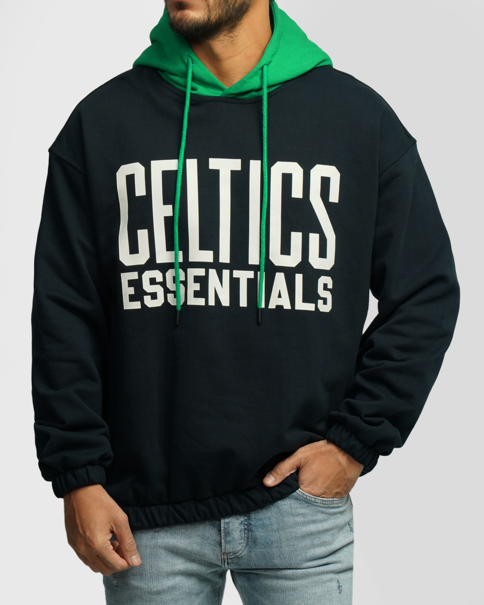 خرید و قیمت هودی کلاه دار طرح دار مردانه سرمه ای 24371263