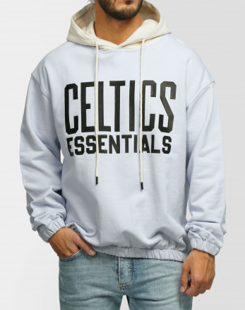 خرید و قیمت هودی کلاه دار طرح دار مردانه آبی روشن 24371263