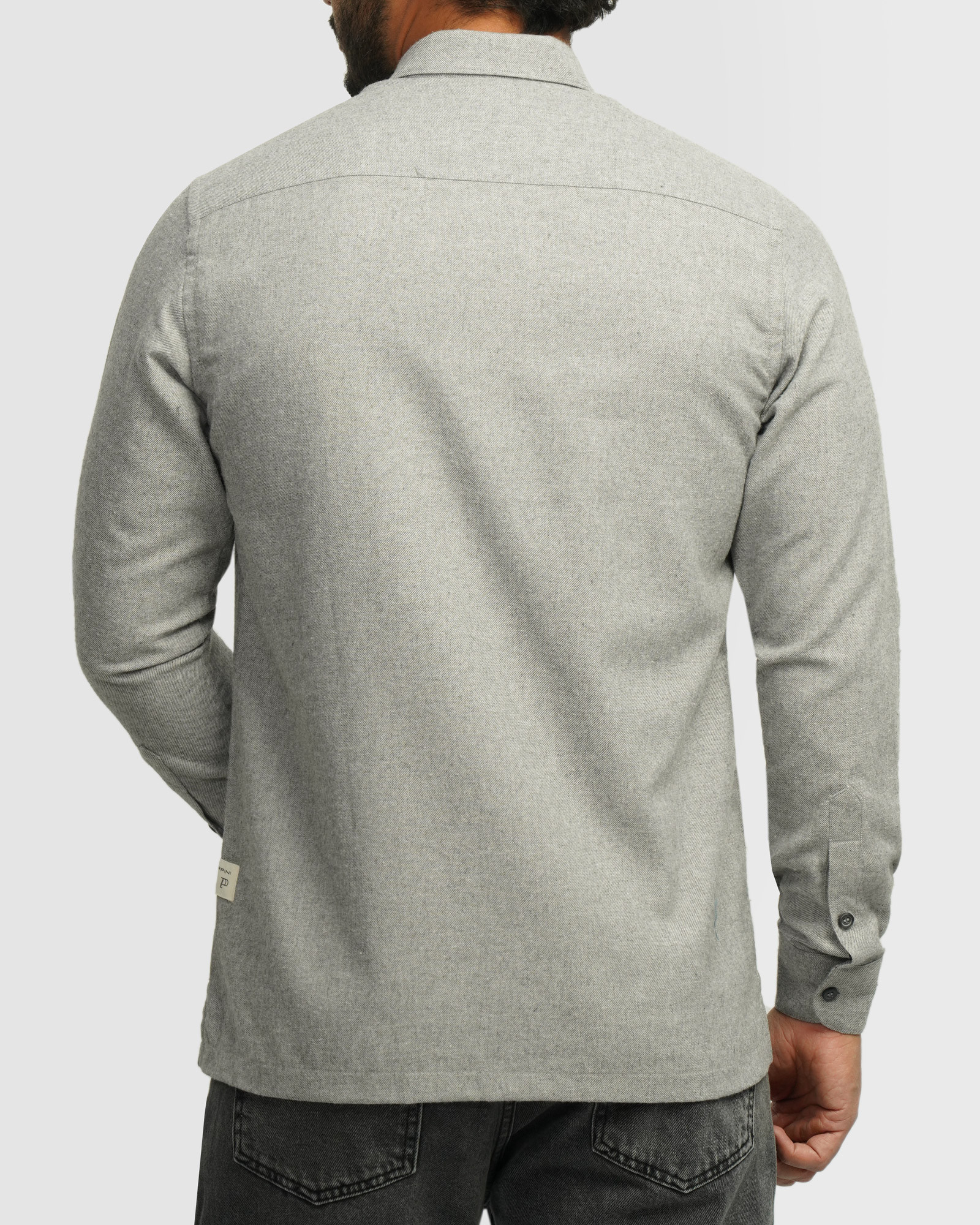 خرید و قیمت پیراهن آستین بلند مردانه خاکستری 24220517