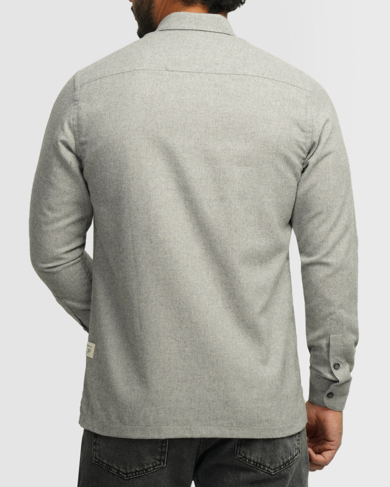 خرید و قیمت پیراهن آستین بلند مردانه خاکستری 24220517