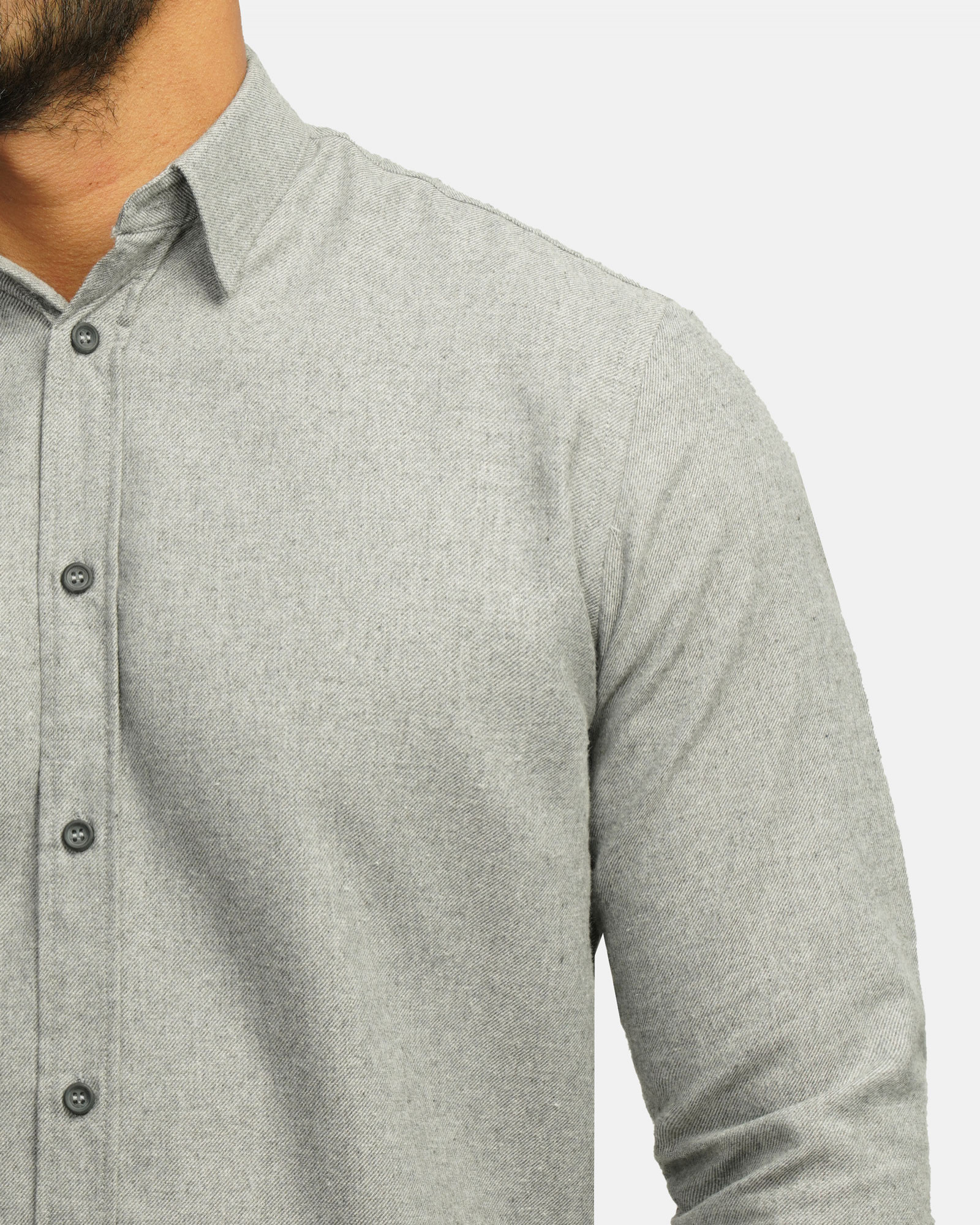 خرید و قیمت پیراهن آستین بلند مردانه خاکستری 24220517