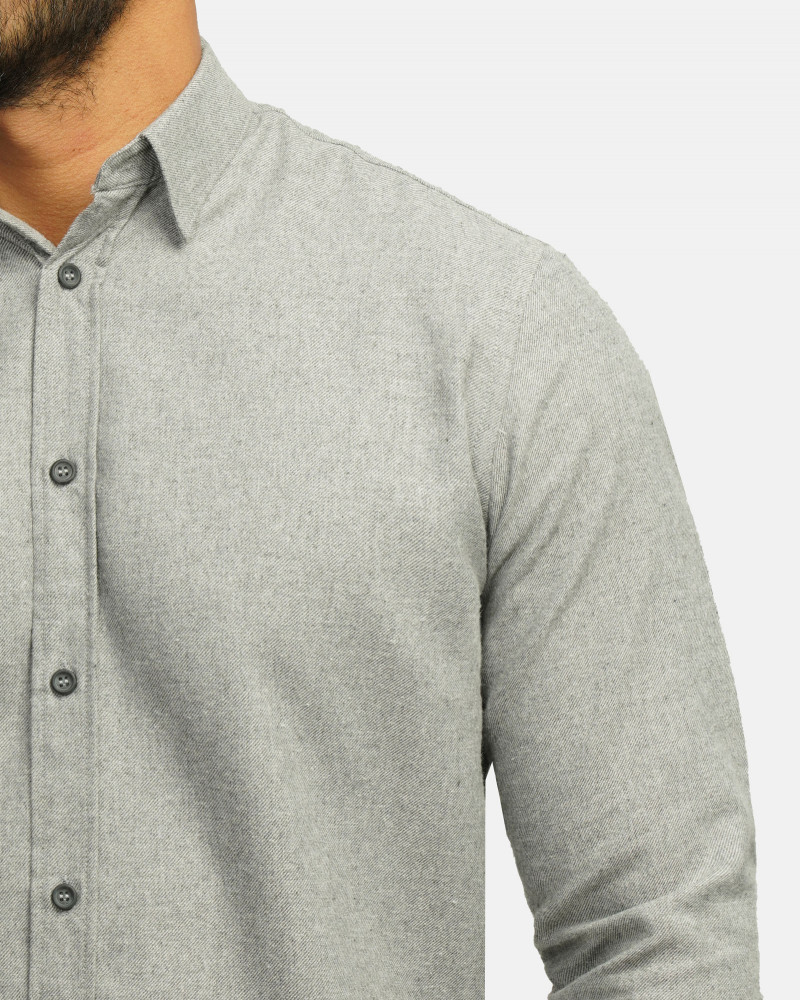 خرید و قیمت پیراهن آستین بلند مردانه خاکستری 24220517