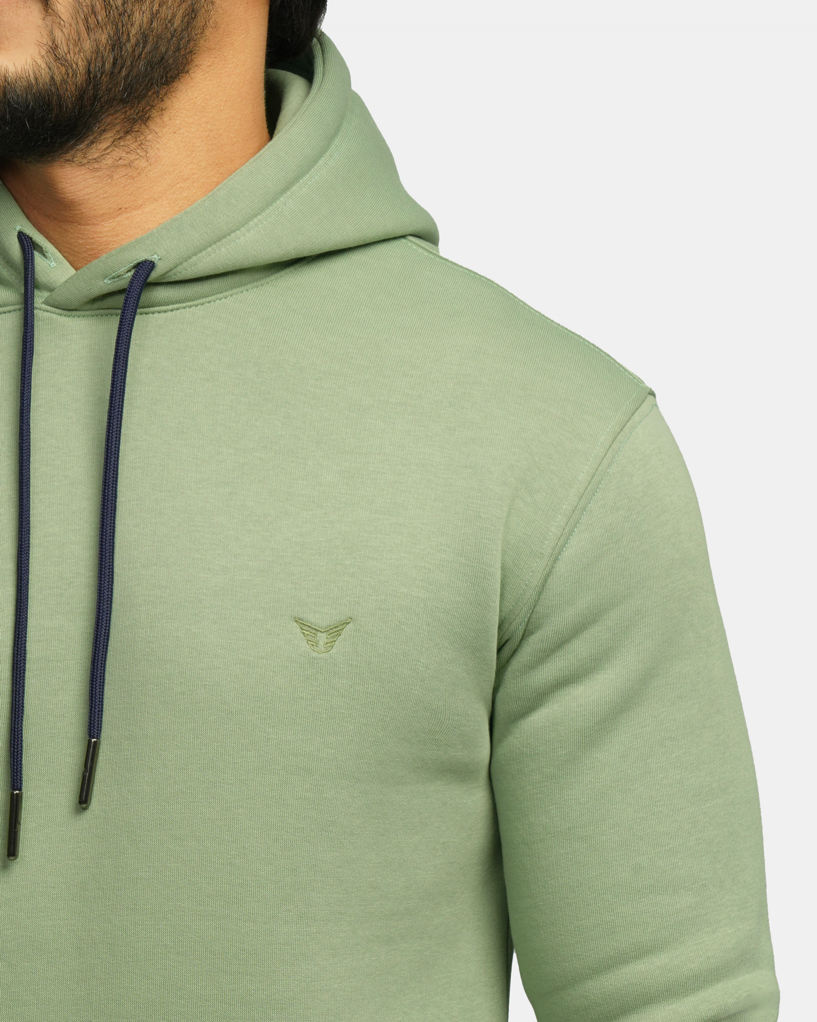 خرید و قیمت هودی کلاه دار ساده سبز روشن 24371255