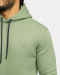 خرید و قیمت هودی کلاه دار ساده سبز روشن 24371255
