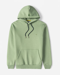 خرید و قیمت هودی کلاه دار ساده سبز روشن 24371255