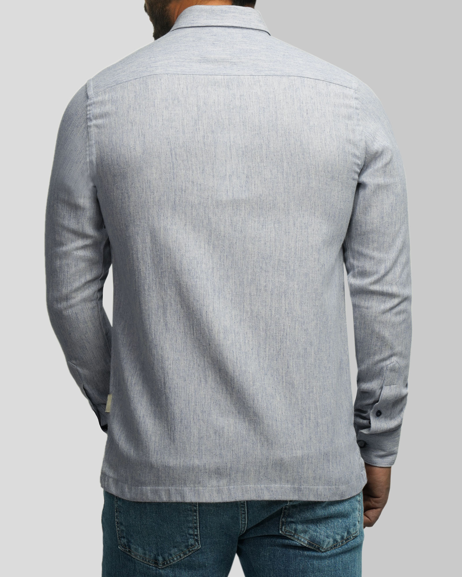 خرید و قیمت پیراهن آستین بلند مردانه آبی 24220517