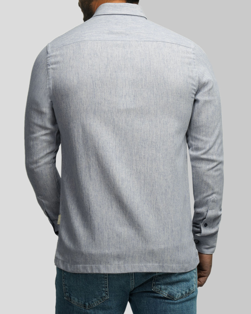 خرید و قیمت پیراهن آستین بلند مردانه آبی 24220517