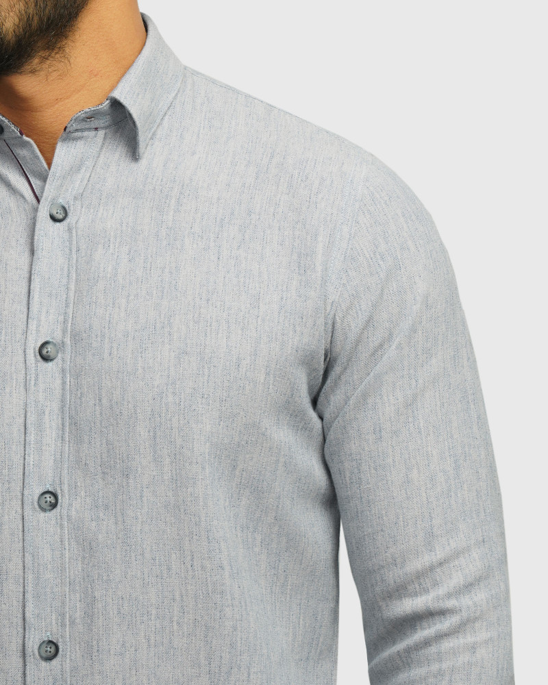 خرید و قیمت پیراهن آستین بلند مردانه آبی 24220517