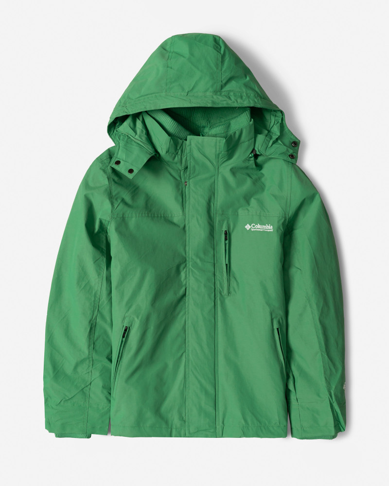 خرید و قیمت کاپشن مردانه کلاه دار سبز روشن 24316382