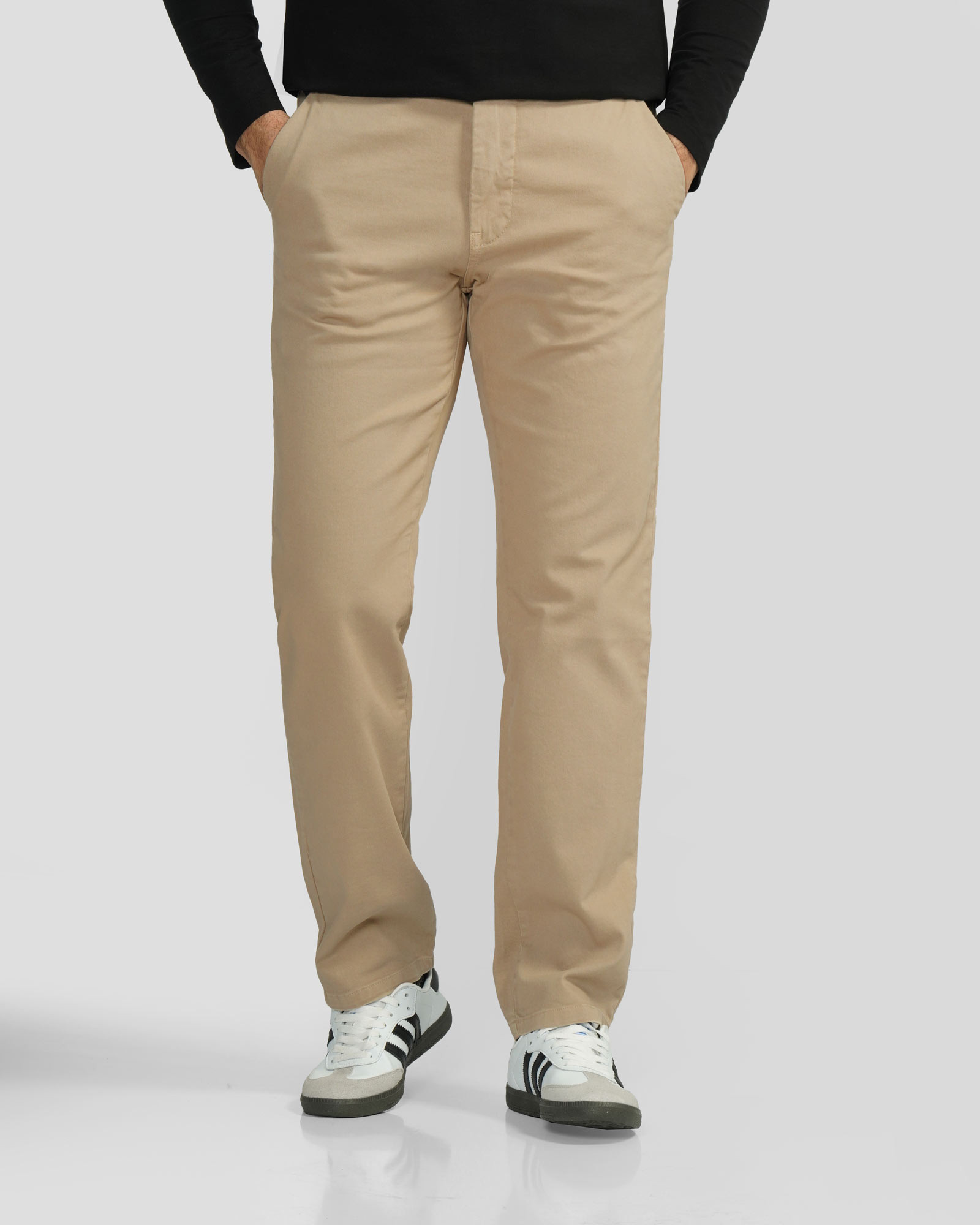 شلوار کتان مردانه اسلیم کرم 24315202