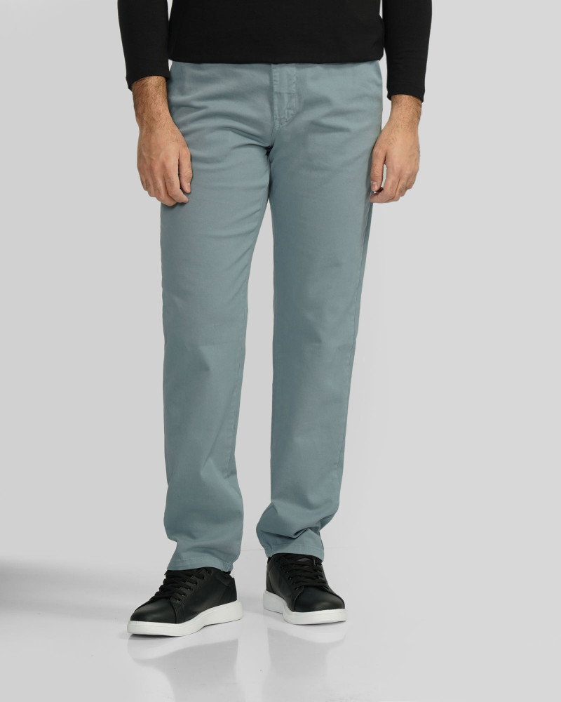 شلوار کتان مردانه اسلیم آبی 24315202