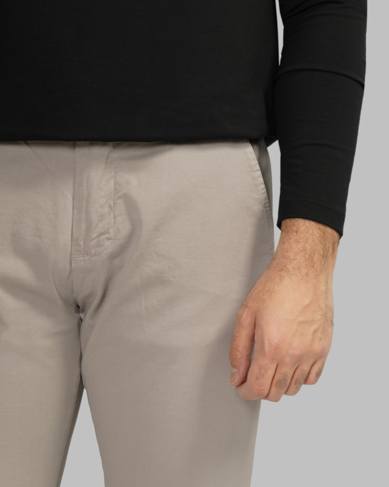 خرید و قیمت شلوار کتان مردانه اسلیم طوسی روشن 24215201