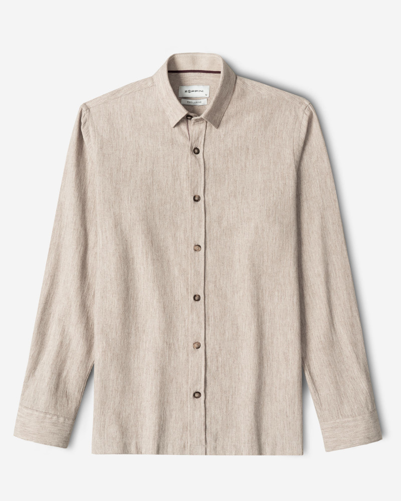 خرید و قیمت پیراهن آستین بلند مردانه کرم 24220517