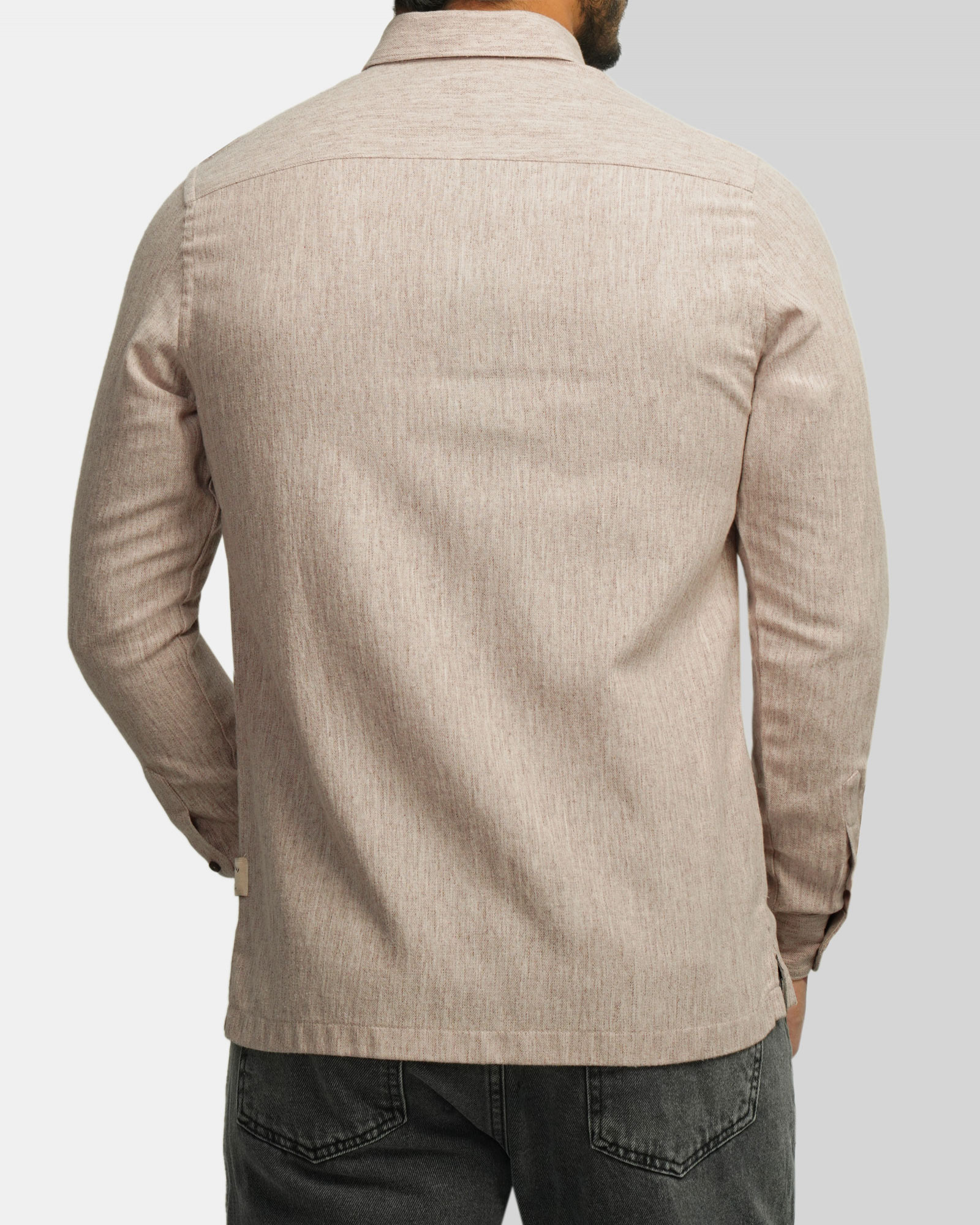 خرید و قیمت پیراهن آستین بلند مردانه کرم 24220517