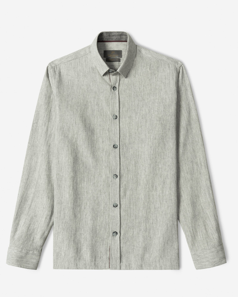 خرید و قیمت پیراهن آستین بلند مردانه خاکستری 24220517