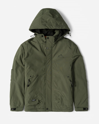 خرید و قیمت کاپشن مردانه کلاه دار سبز 24316379