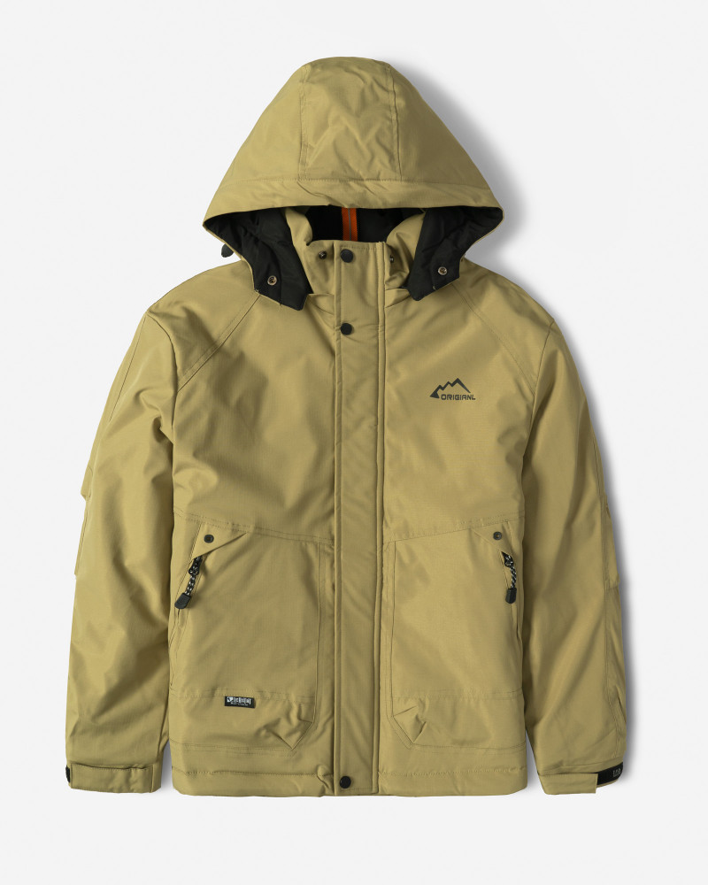 خرید و قیمت کاپشن مردانه کلاه دار سبز سدری 24316379