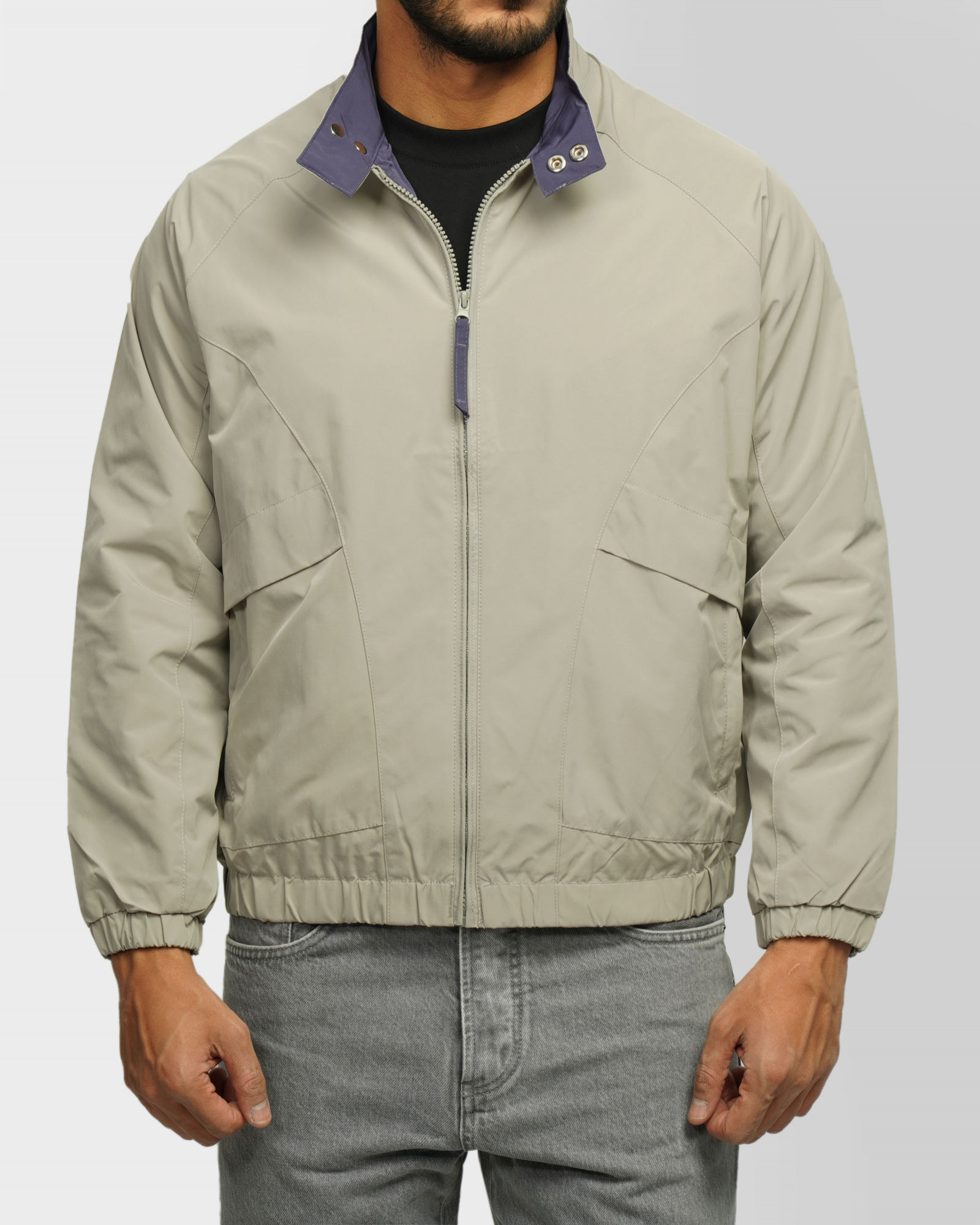 سویشرت شمعی مردانه طوسی 24349163