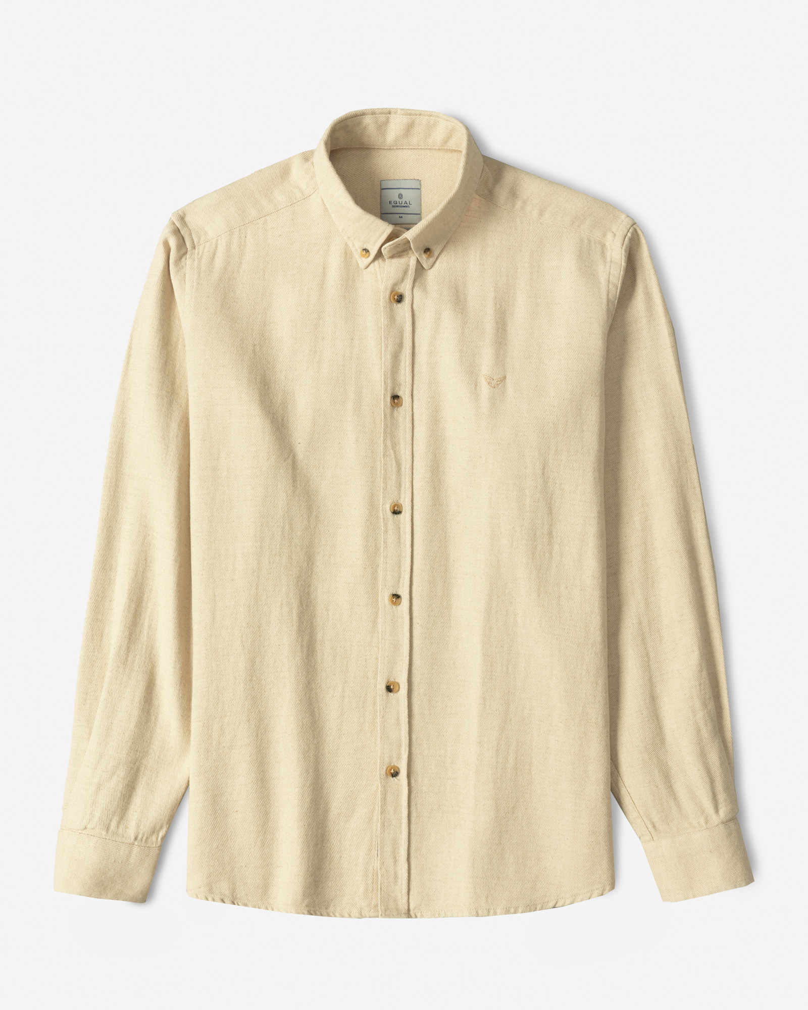 خرید و قیمت پیراهن نیمه ضخیم ساده مردانه کرم 24368167