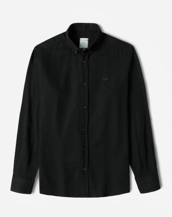 خرید و قیمت پیراهن نیمه ضخیم ساده مردانه مشکی 24368167