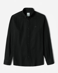 خرید و قیمت پیراهن نیمه ضخیم ساده مردانه مشکی 24368167