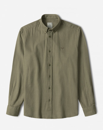 خرید و قیمت پیراهن نیمه ضخیم ساده مردانه سبز 24368167