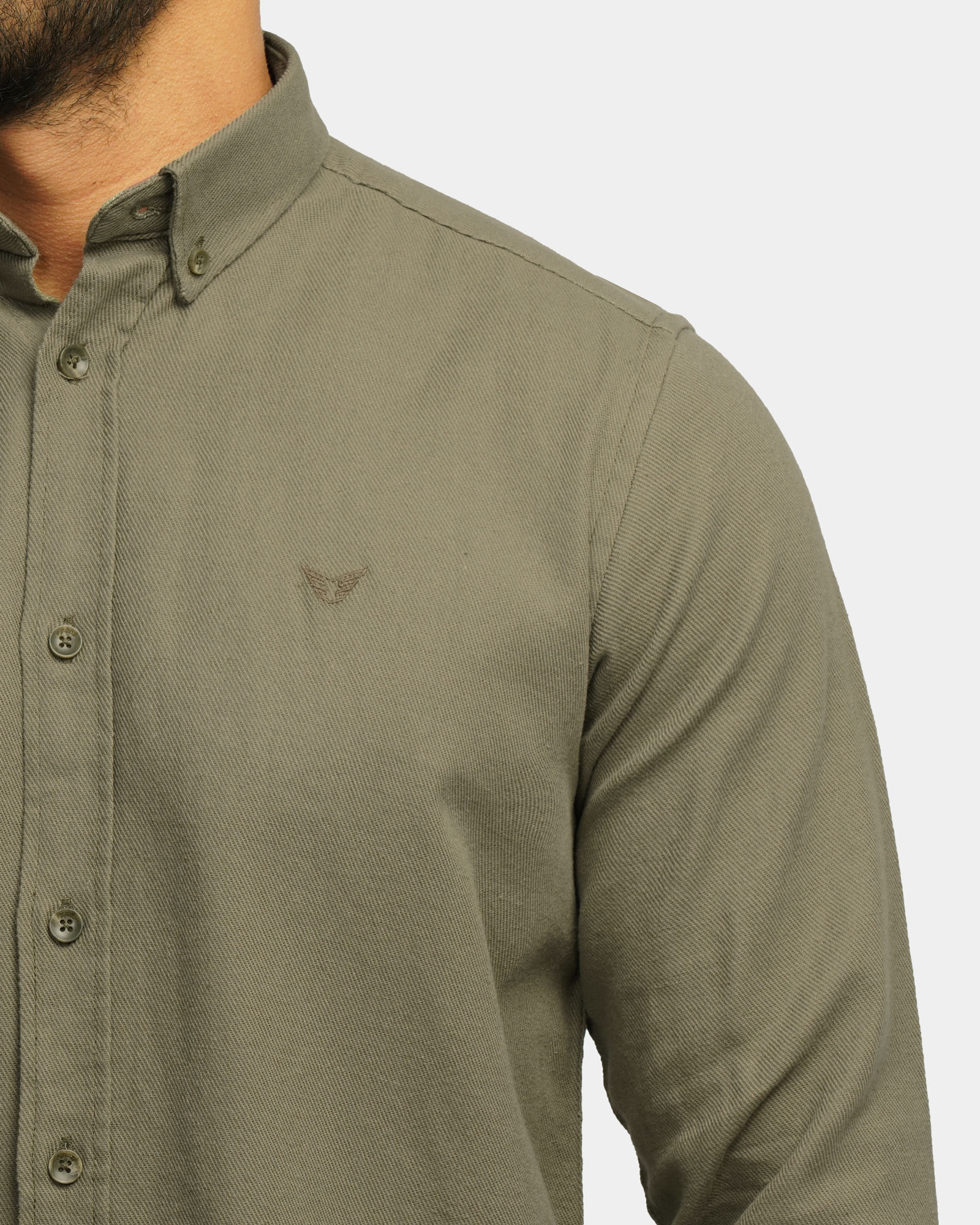 خرید و قیمت پیراهن نیمه ضخیم ساده مردانه سبز 24368167