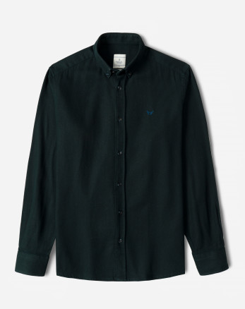 خرید و قیمت پیراهن نیمه ضخیم ساده مردانه سرمه ای 24368167