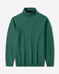 خرید و قیمت پلیور بافت یقه 5 سانت ساده مردانه سبز یشمی 22250101