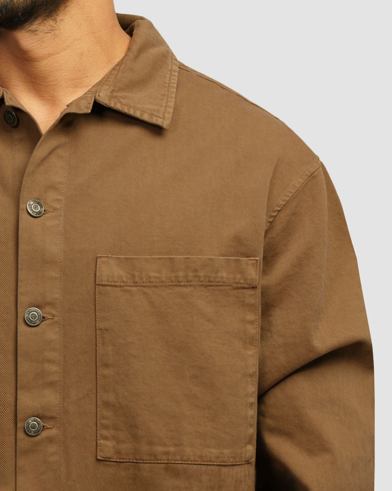 خرید و قیمت پیراهن کتان مردانه قهوه ای 24352303