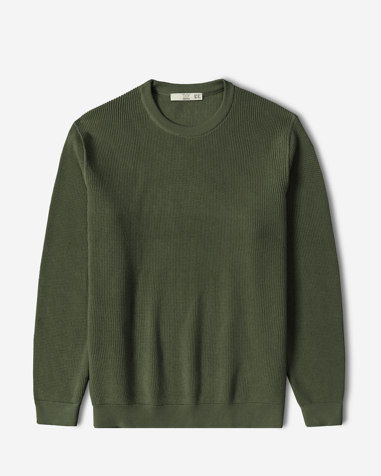 پلیور بافت یقه گرد مردانه سبز 24342175