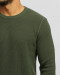 پلیور بافت یقه گرد مردانه سبز 24342175