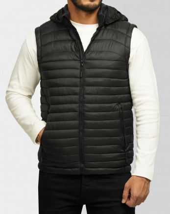 خرید و قیمت پافر مردانه کلاه دار مشکی 24353176