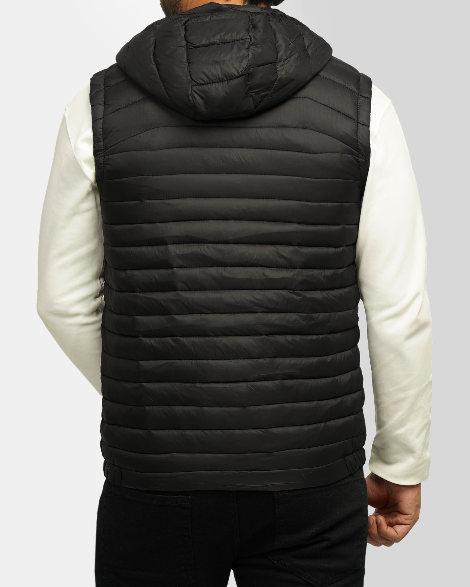 خرید و قیمت پافر مردانه کلاه دار مشکی 24353176